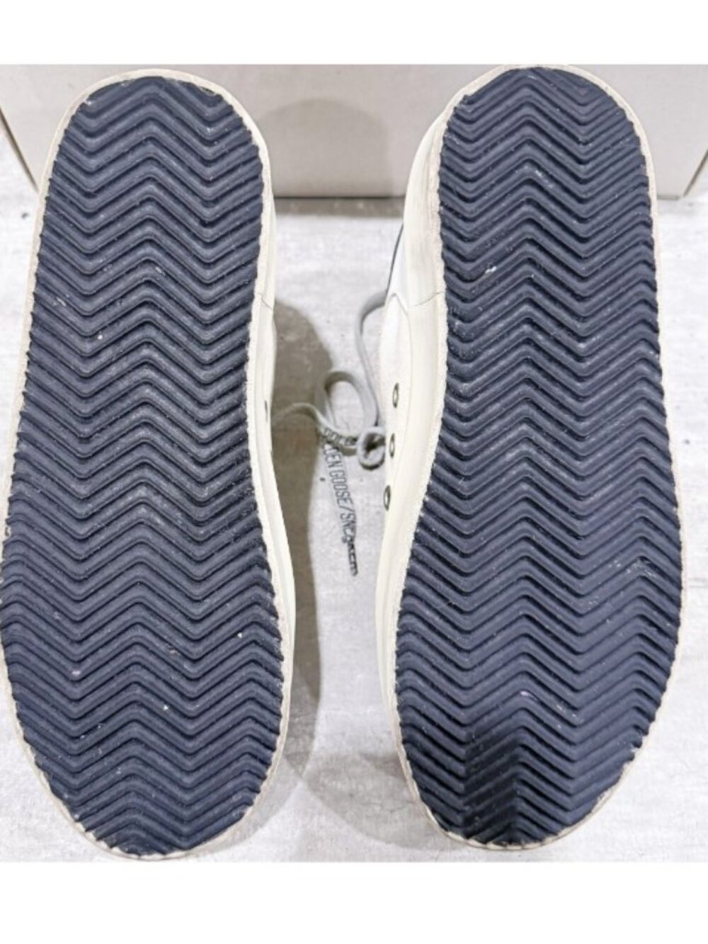 Golden Goose Hi Star Glitter Leather Canvas Sneakers Size 36 - Picture 9 of 12